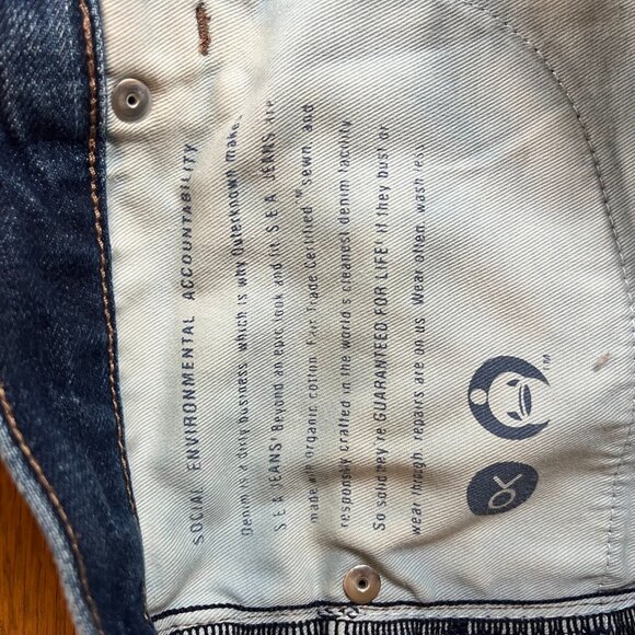 Outerknown Organic Cotton Selvedge Jeans - Mens 33x32 - Picture 9 of 10